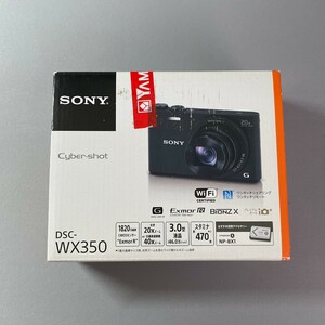 Sony ソニー デジカメ サイバーショット DSC-WX350 白　ホワイト 付属品完備 未使用 新品 未記入保証書 付属