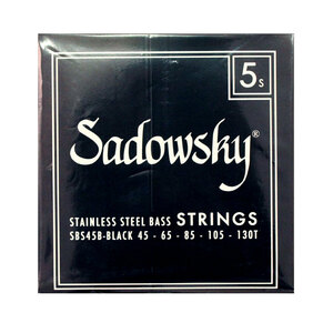SADOWSKY サドウスキー SBS45B Black ブラックラベル 5弦ベース弦×2セット