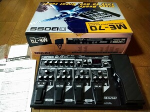 BOSS ME-70 ギターマルチエフェクター GUITAR MULTIPLE EFFECTS 中古 箱、取扱説明書付き