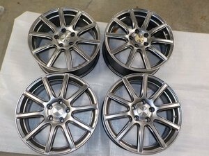 【　BRIDGESTONE　ブリヂストン　】　ECO FORME 17インチ アルミホイール　4本 5H　PCD112　7.0J +52　JWL