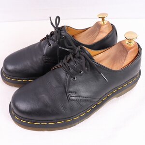 ドクターマーチン UK5/23.5cm-24.0cm/3ホール 黒 ブラック ブーツ レディース レザー 本革 dr.martens 中古 dm3967