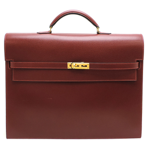 ［銀座店］HERMES エルメス ケリー デ ペッシュ 28 □G刻印 2003年製 ブリーフケース ヴォーエプソン DH84150