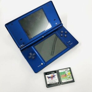 T131-I57-1354 Nintendo 任天堂 DSi TWL-001 通電確認済み ソフト付き ゼルダの伝説 大地の汽笛 ドラゴンクエストⅨ ブルー 玩具