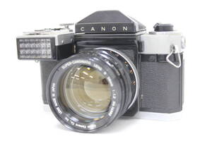 【訳あり品】 キャノン Canonflex SUPER-CANOMATIC LENS R 58mm F1.2 ボディレンズセット v7750