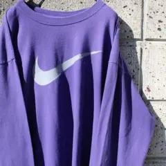 NIKE ビッグロゴ LOOSE FIT XL 古着 ロングスリーブTシャツ