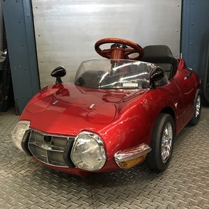 伝説の名車 TOYOTA 2000GT ペダルカー 希少色 ワインレッド 3146