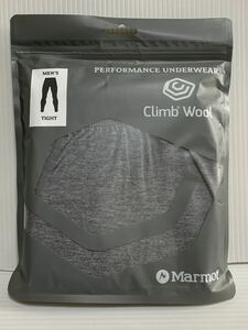 ☆新品 MARMOT マーモット Climb Wool Tights TOMSJM04 クライムウールタイツ TOMSJM04 チャコール M L タイツ スパッツ 