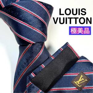 極美品 LOUIS VUITTON ルイヴィトン　ネクタイ　モノグラム