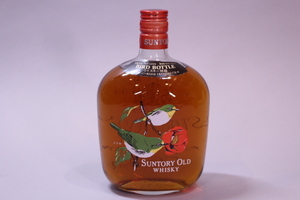 p-2533 未開栓古酒　SUNTORY サントリー　OLD　バードボトル　メジロ　ウイスキー　700ｍL