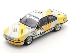 【スパーク】 1/43 BMW 635 CSi No.7 Dixi Sport 24H Spa 1988G. F?vrot - B. di Gioia [SB673]★未開封新品！