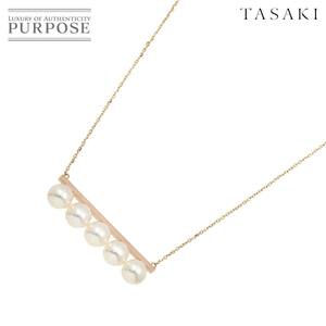 タサキ TASAKI バランス シグネチャー アコヤ真珠 8.7-8.5mm ネックレス 70cm K18 PG 750 田崎 パール Akoya Pearl Neckla 90228230