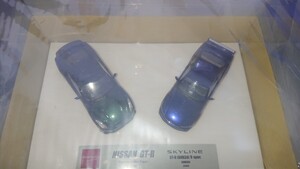 1/43 NISSAN SKYLINE GT-R R34&R35 T-spec Special Edition 2000 Midnight Purple Make up EIDOLON 検 1/18 メイクアップ アイドロン 難有 