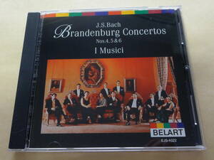 イ・ムジチ合奏団 : バッハ ブランデンブルク協奏曲 CD J.S.BACH BRANDENBURG CONCERTOS NOS. 4,5&6 I MUSICI バロック音楽