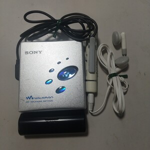 【乾電池で通電のみ確認】　SONY MZ-E520 ソニー MDプレーヤー WALKMAN