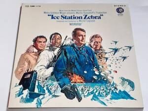 北極の基地 潜航大作戦(1968) Ice Station Zebra／ミシェル・ルグラン Michel Legrand／ロック・ハドスン／日本初盤ＬＰ