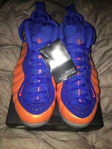 NIKE AIR FOAMPOSITE ONE NEW YORK KNICKS ニックス カラー 28 国内正規品 黒タグ付 新品即決