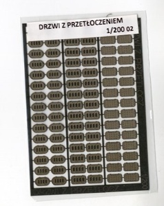 GPM　1:200 艦艇用水密扉レーザーカットパーツ　No.02(Card Model)