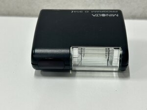 【W68411】中古 カメラ用 フラッシュ ストロボ MINOLTA ミノルタ プログラムD314i 動作未確認 ジャンク品 現状品