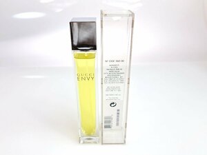 廃盤　希少　残多　グッチ　GUCCI　ENVI　エンヴィ　オードトワレ　スプレー　50ml　残量：9割　YK-5289