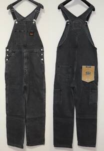 新品 リーバイス 79107-0006 L オーバーオール ユーズドブラック 黒 ボトムス デニム ジーンズ アメカジ LEVIS