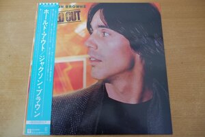 J6-046＜帯付LP/美品＞ジャクソン・ブラウン / ホールド・アウト