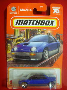 MATCHBOX　1992　マツダ　オートザム　AZ-1　青【レアミニカー】