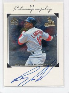 MLB 1998 UD SP AUTHENTIC Chirography LAY LANKFORD レイ・ランクフォード 直筆サインカード　新品ミント状態品