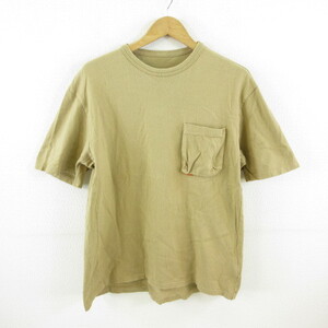 グーピーメイド GOOPi MADE Tシャツ カットソー 半袖 ベージュ 1 *T4 メンズ