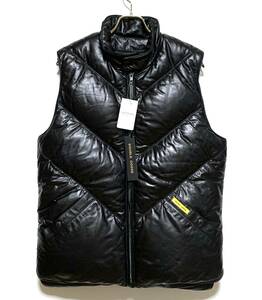 【新品】DOUBLE GOOSE V BOMMER VEST（M）ダブルグース ジャーナルスタンダード 別注 レザー ダウン ボンバー ベスト 90S 80S