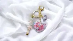 スペシャルキーホルダー(紫陽花の花びら入り)S