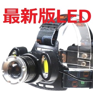 ヘッドライト 充電式 LED 作業 電池 バッテリー アウトドア usb充電 ヘッドランプ 頭 爆光 地震 強力 ライト ワーク 三灯COB セット 01