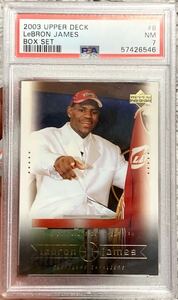 【PSA 7】RC 鑑定済 Lebron James Rookie non Auto 2003-04 UPPER DECK レブロン ジェームズ NBA card ルーキー カード MVP KING