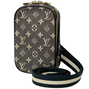 ルイ・ヴィトン Louis Vuitton ウス ディジタル デジカメケース ポーチ モノグラムミニ ノワール(ブラック) M92066 レディース 中古