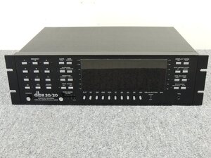 dbx 20/20 グラフィックイコライザー 一部動作確認済 ジャンク品扱い