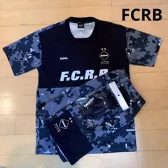 [大人気] FCRB  セットアップ　半袖　ハーフパンツ　デジタルカモ　袋付　S