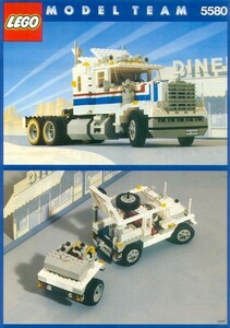 レアLEGO 5580　レゴブロック街シリーズテクニックMODELTEAMトラック廃盤品