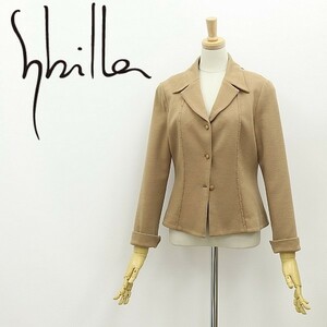 ◆Sybilla シビラ ウール 3釦 ジャケット ベージュ L