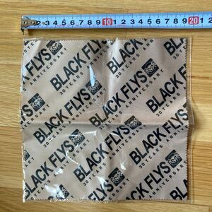 新品 BLACK FLYS 30周年 メガネ拭き　眼鏡 ブラックフライ レイバン オークリー　ポールスミス RAY BAN ZOFF モスコット アイヴァン クロス
