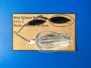 Evo.2-151 GoWestミニスピナーベイト1/8oz（Double Willow Leaf Blade）【リアブレード Ultra Premium Nickel#３】