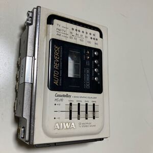 AIWA HS-J10 DDカセットプレーヤー ラジオTV/FM /AM