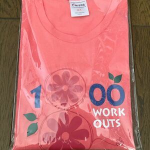 ★カーブスTシャツ ピンク 1800回 ワークアウト MAサイズ★