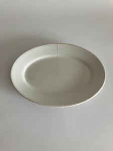 Vintage 50’ｓoval plate east river pool omio usa ヴィンテージ プレート 大オーバル アメリカ レストランウェアアンティーク 肉皿