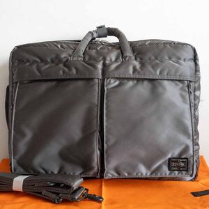 【極美品】PORTER 【タンカー 3WAY ブリーフケース】ポーター ビジネスバッグ リュック ショルダー ナイロン TANKER 25010723