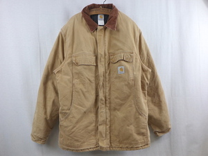 USA製 Carhartt カーハート トラディショナルコート(46)ブラウン ダックジャケット