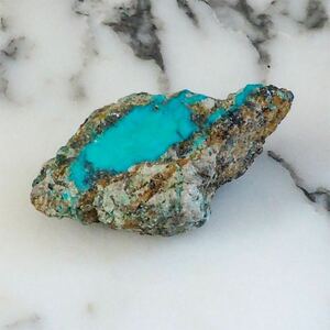 ハイグレード ナチュラル モレンシ ターコイズ 原石 13.8g アリゾナ トルコ石 turquoise カボション ルース 彫金 コレクション　 #330