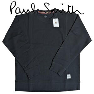 新品 ポールスミス Paul Smith トレーナー スウェット ラウンジウェア アーティストストライプ カラーステッチ ブラック 秋冬