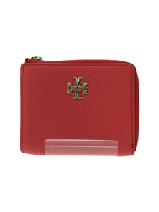 TORY BURCH◆コインケース/レザー/RED/無地/レディース