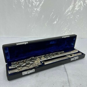 L807-O15-4656 SUZUKI FLUTE スズキ フルート PRIMA プリマ S-22 金管楽器 吹奏楽 音楽 ハードケース付き ①