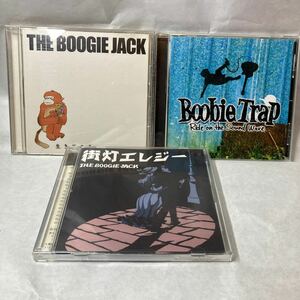 THE BOOGIE JACK Boobie Trap 3枚セット　ステッカー　シール　街灯エレジー　生きてこそ　Ride on the Sound wave 中古CDアルバム