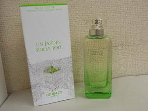 151225K72-0108K■エルメス HERMES■UN LARDIN SUR LE TOIT 屋根の上の庭 EDT 100ml／中古美品